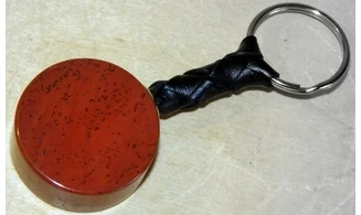 Red Jasper Keychain Diskus