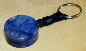 Blue Quartz Keychain Diskus