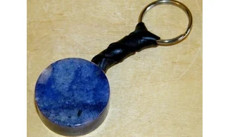 Blue Quartz Keychain Diskus