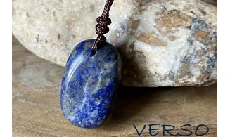 Lapis Lazuli pierre percée 1 pendentif