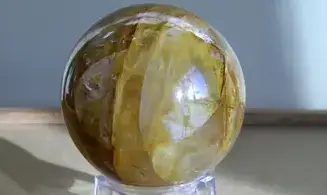 Quartz Hématoide Boule pierre