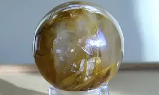 Quartz Hématoide Boule pierre