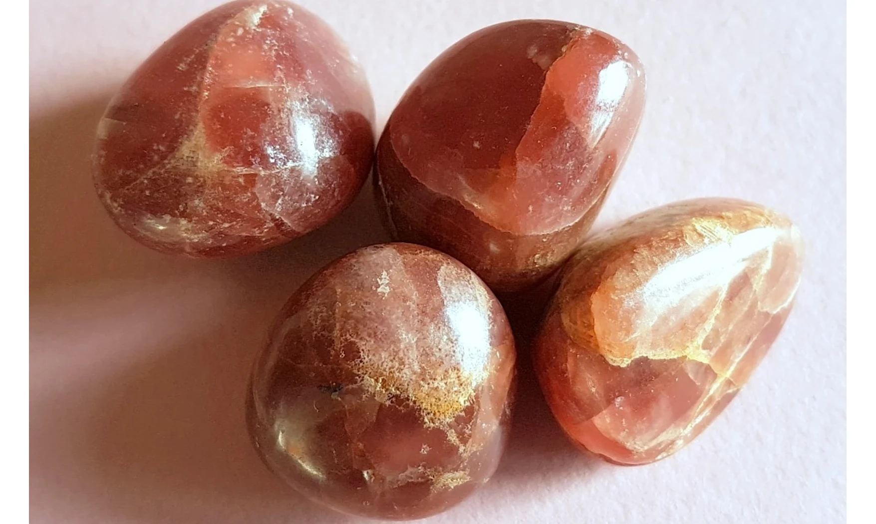 Rhodochrosite pierre roulée
