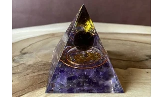 Amethyst Pyramid Orgonite