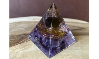 Amethyst Pyramid Orgonite