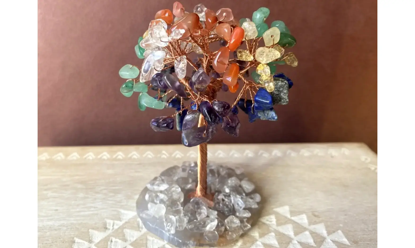 Arbre de Vie Chakras pierres