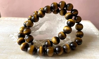 Tiger Eye Round beads Necklace