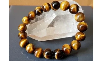 Oeil de Tigre pierres Boules bracelet