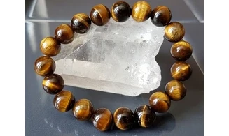 Oeil de Tigre pierres Boules bracelet