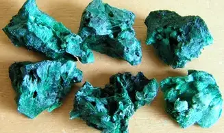 Malachite rough stone