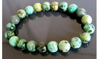 African Turquoise Round beads bracelet