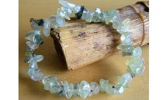 Préhnite pierres Baroque bracelet