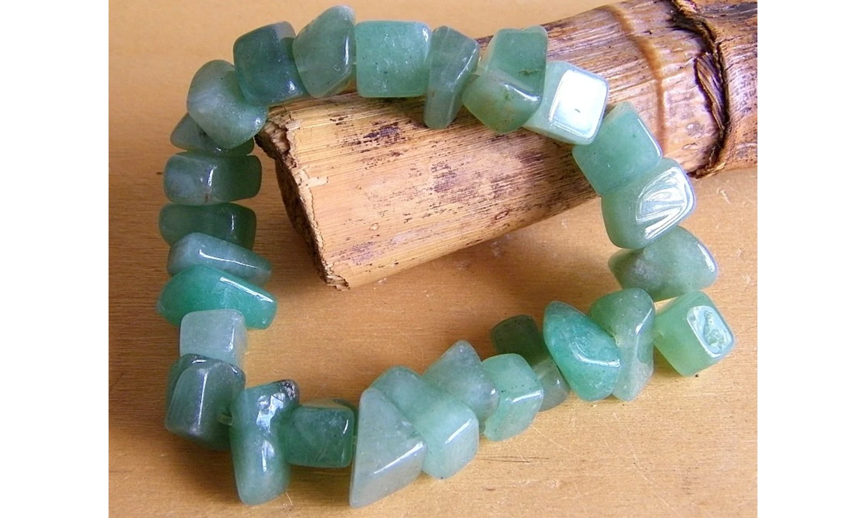 Aventurine verte bracelet pierres