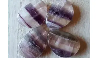 Rainbow Fluorite Palm stone