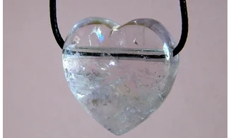 Améthyste Coeur pierre pendentif
