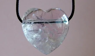 Améthyste Coeur pierre pendentif
