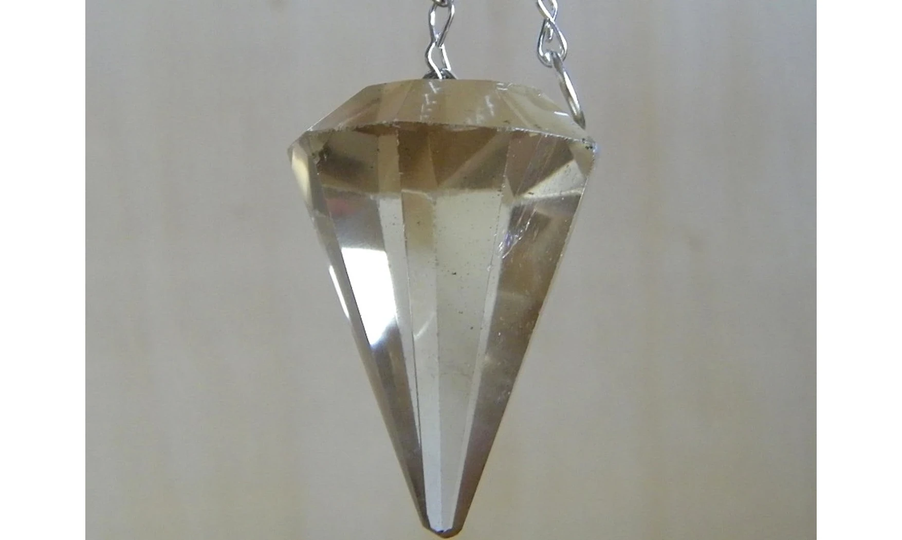Citrine naturelle pierre pendule cône