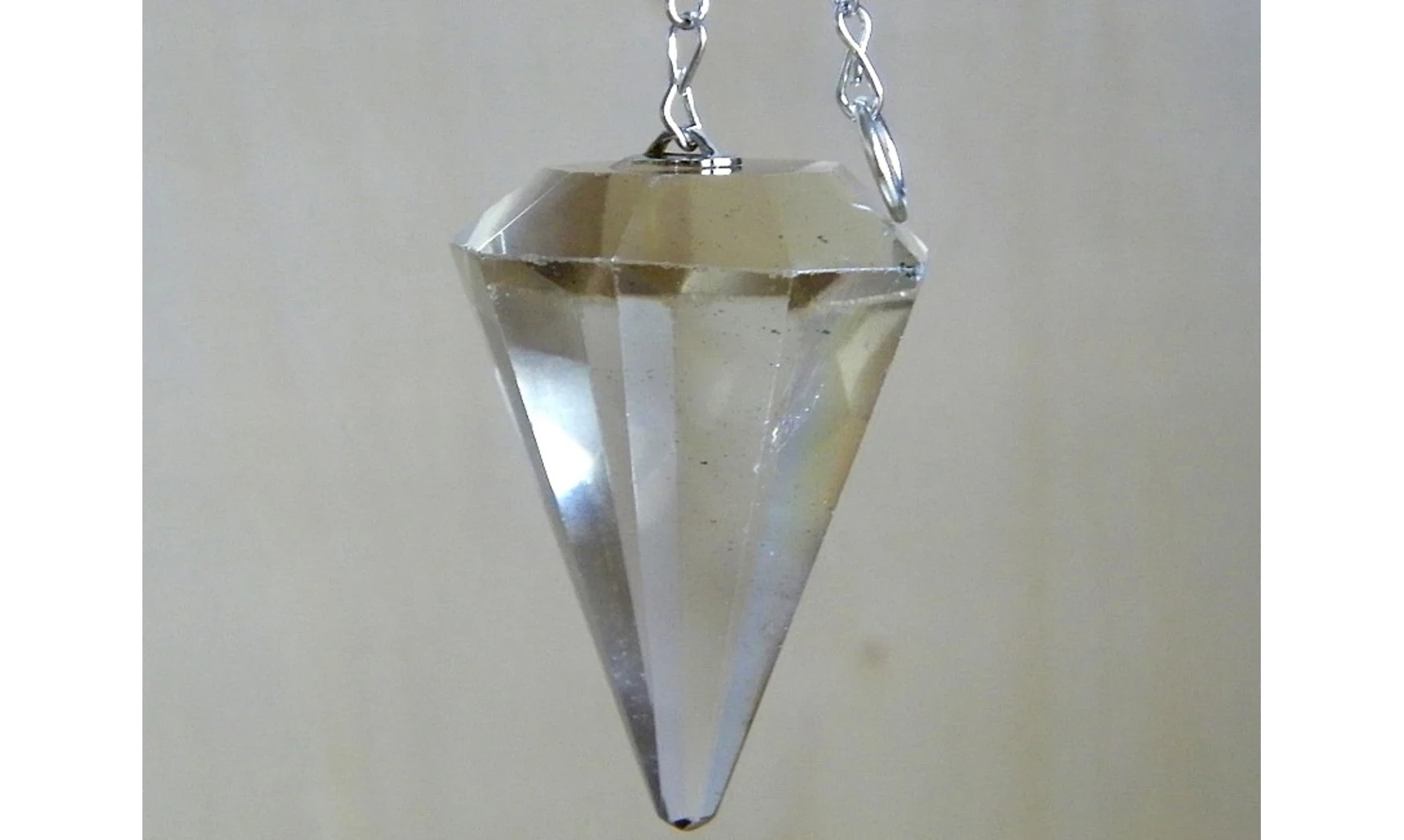 Citrine naturelle pierre pendule cône