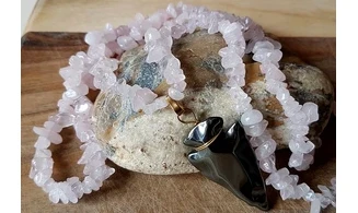 Rose Quartz / Hematite Necklace