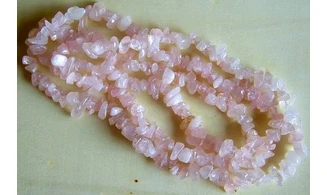 Rose Quartz Chips Necklace