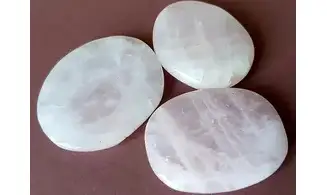 Rose Quartz Palm Stone