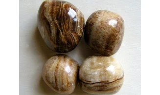 Aragonite Brown Tumbled Stone