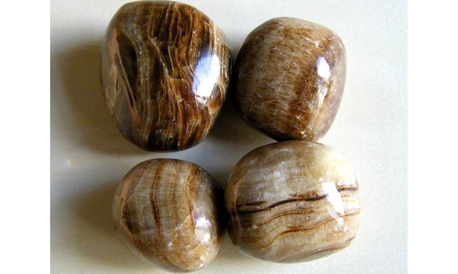 Aragonite pierre roulée