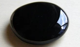 Black Obsidian Palm Stone