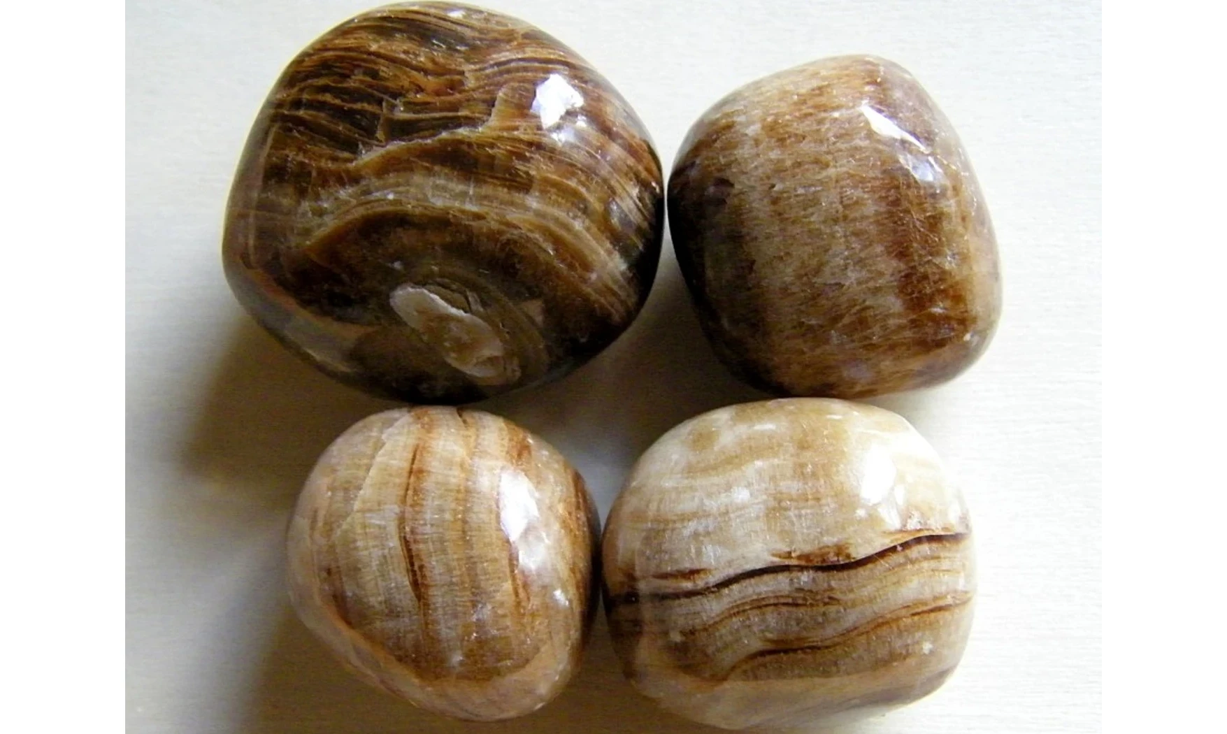 Aragonite Brown Tumbled Stone
