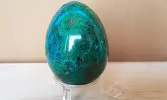 Chrysocolla stone Egg