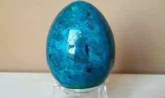 Chrysocolla stone Egg