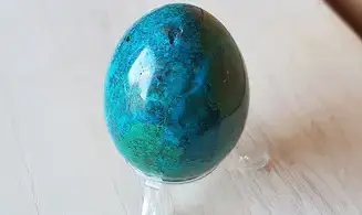 Chrysocolla stone Egg