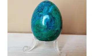 Chrysocolla stone Egg