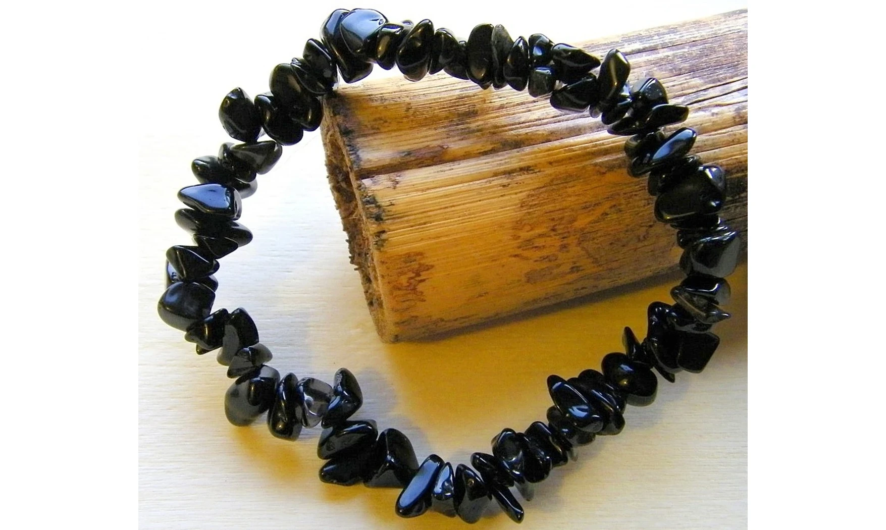 Obsidienne Noire bracelet Baroque