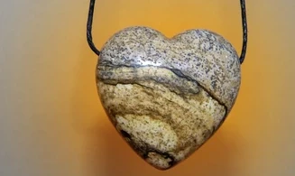 Landscape Jasper Heart pendant
