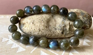 Labradorite pierres Boules bracelet