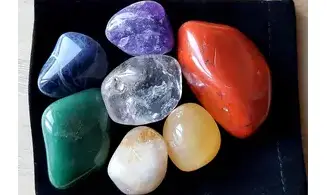7 Chakras Galets pierres Composition