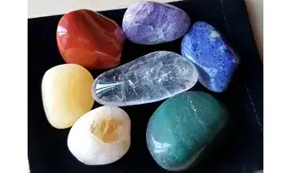 7 Chakras Galets pierres Composition