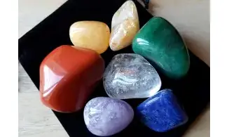 7 Chakras Galets pierres Composition