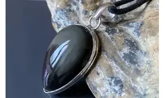 Obsidienne Oeil Céleste pendentif