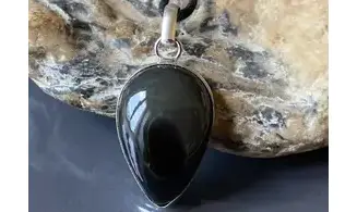 Obsidienne Oeil Céleste pendentif