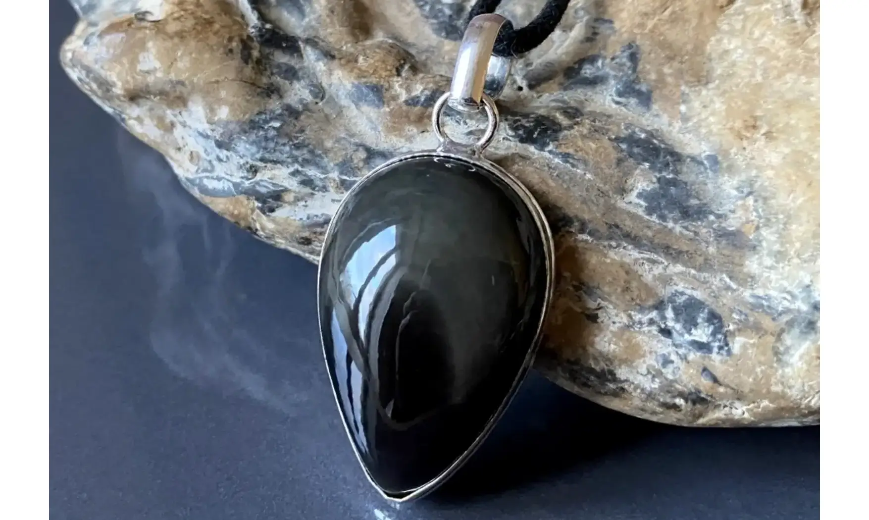Obsidienne Oeil Céleste pendentif