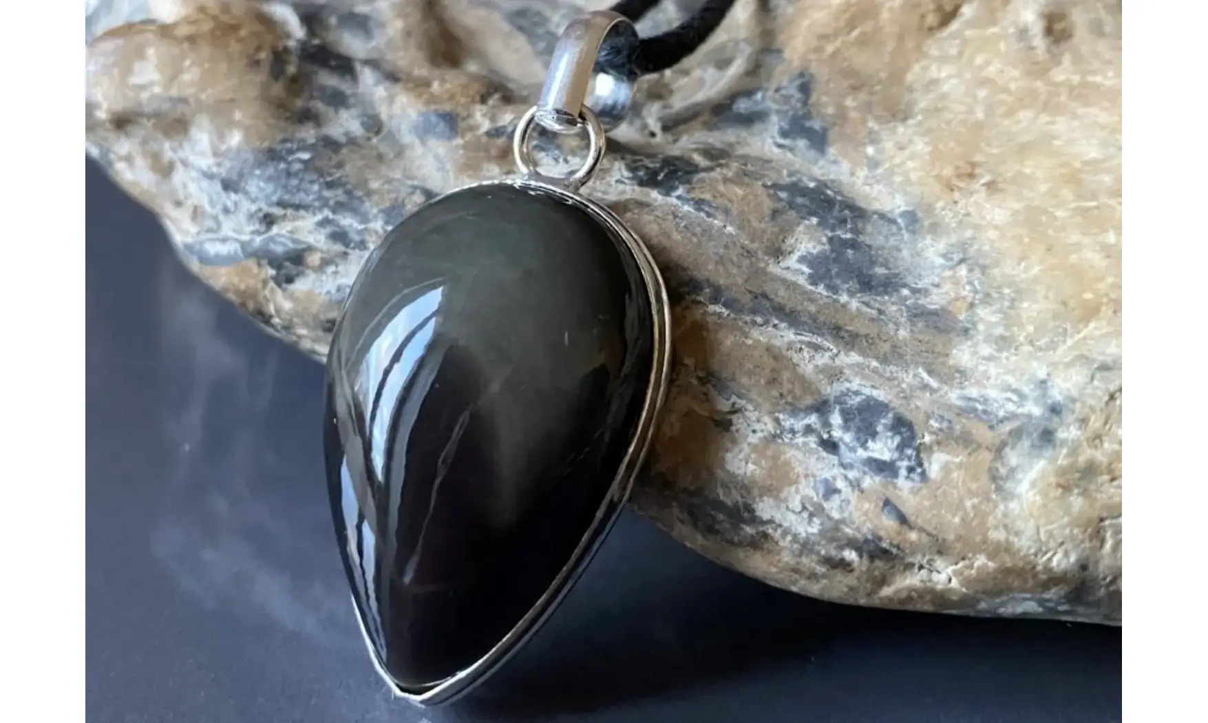 Obsidienne Oeil Céleste pendentif