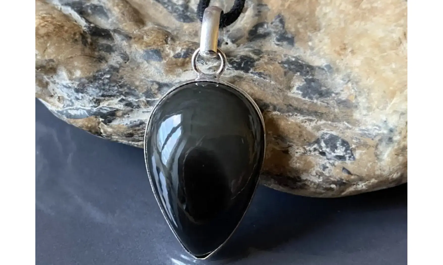 Obsidienne Oeil Céleste pendentif