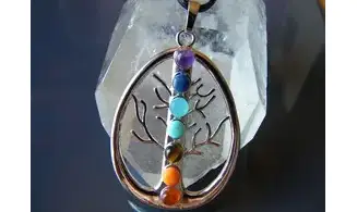 Arbre de Vie pendentif 7 Chakras 1