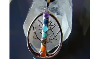 Arbre de Vie pendentif 7 Chakras 1