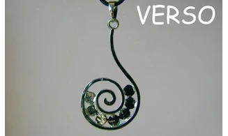 Spiral pendant 7 Chakras