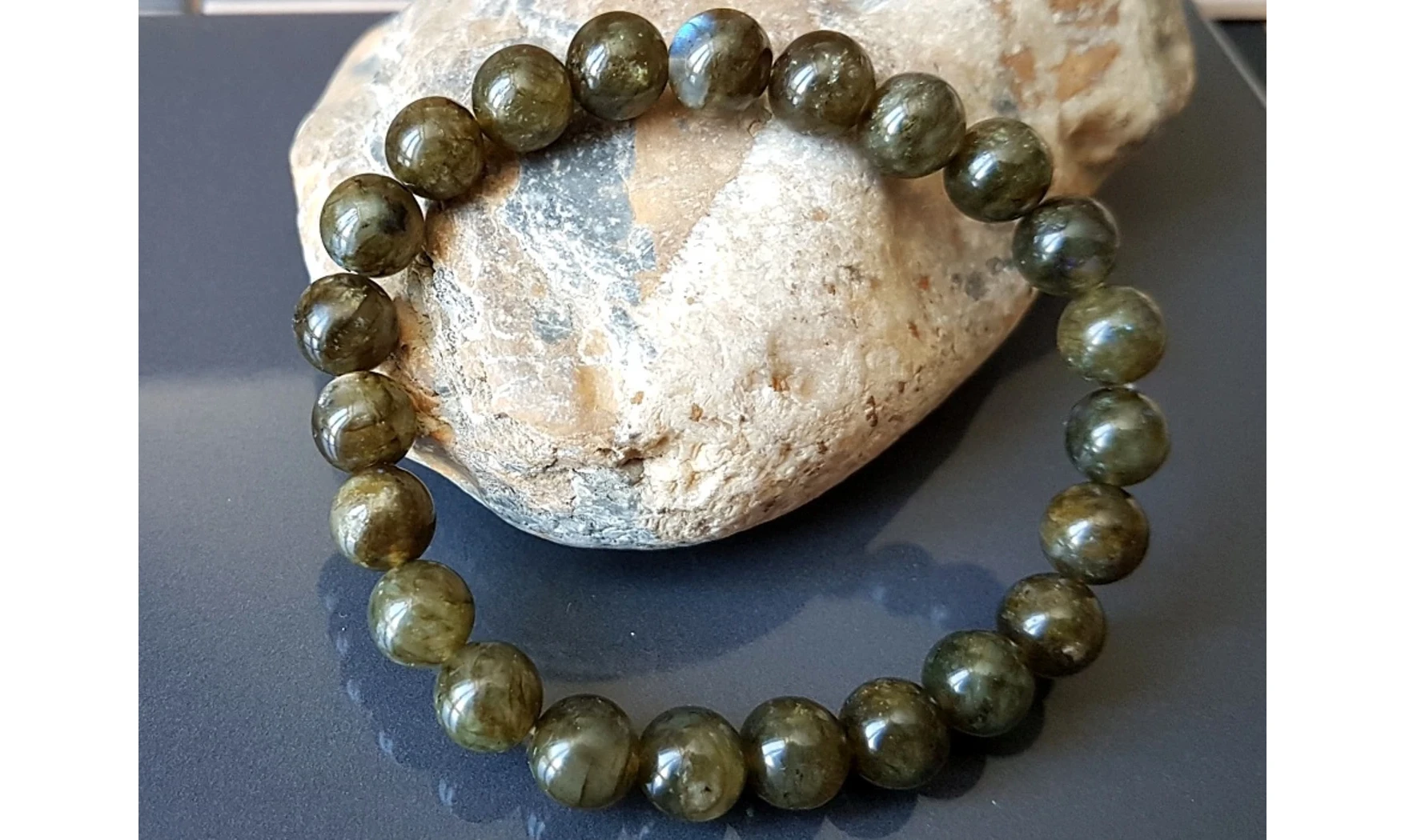 Labradorite pierres Boules bracelet