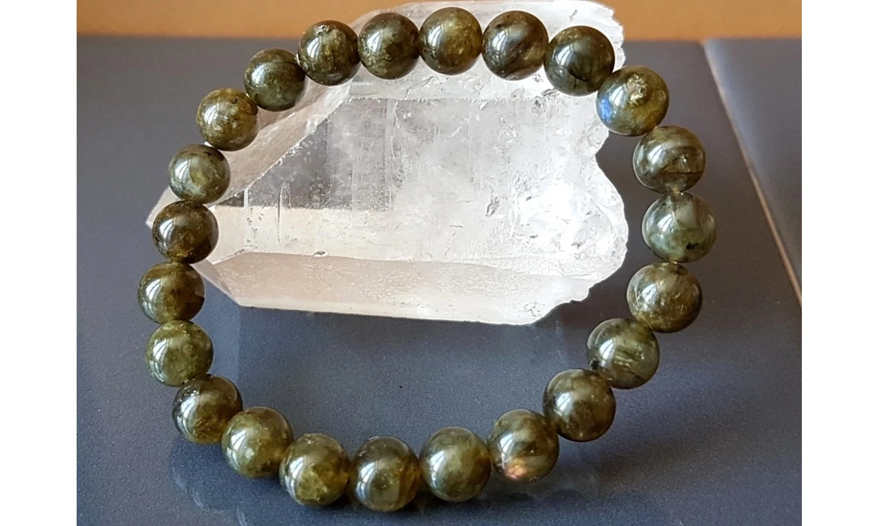 Labradorite pierres Boules bracelet