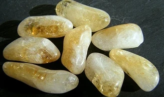 Citrine Chauffée pierre roulée